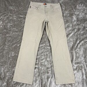 Merrell Pants Mens 36x33 Khaki Straight Cotton Utility Workwear Hiking Outdoors